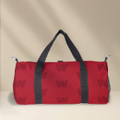Trendy monogram, rood plunjezak