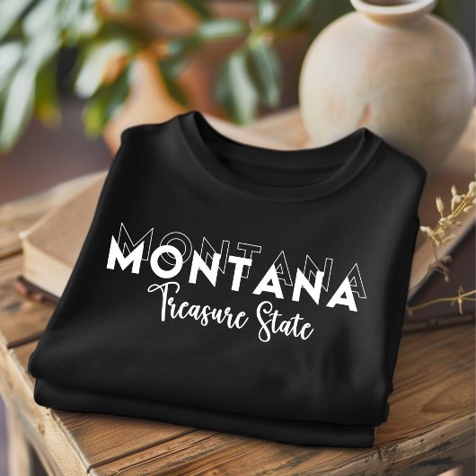 Trendy Montana Treasure State T-shirt