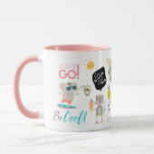 Trendy MOTIVATIONAL Mug Encouragement Graduation (Gauche)