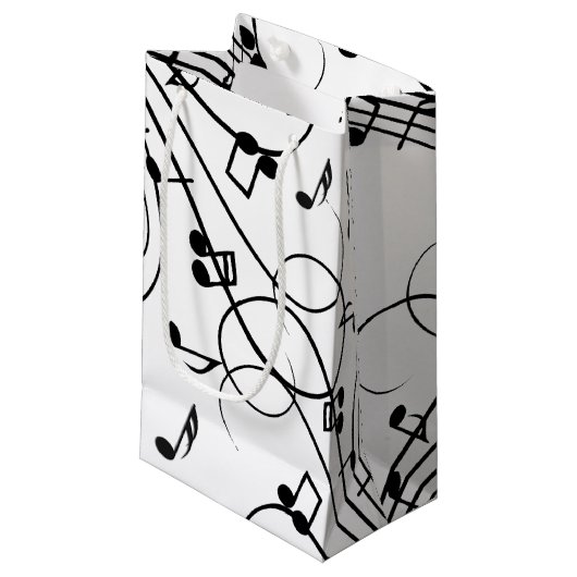 Trendy Music Design Klein Cadeauzakje (Voorkant Gekanteld)