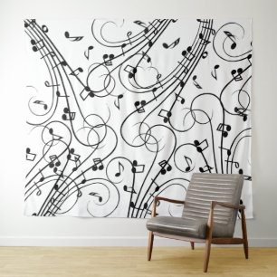 Trendy Music Design Wandkleed
