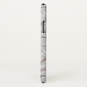 Trendy Mustache Pattern Case-Mate iPhone Case (Achterkant / rechts)