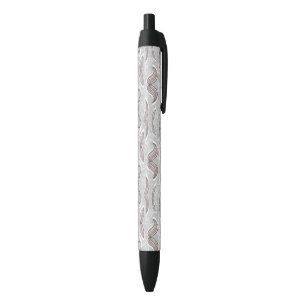 Trendy Mustache Pattern Zwarte Inkt Pen