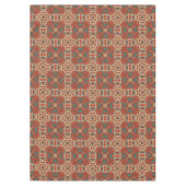 Trendy Native American Tribe Mosaic Pattern Tafelkleed (Voorkant)