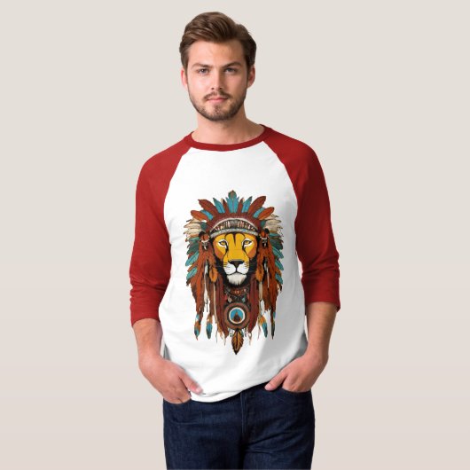 Trendy Native Artistic Expression T-shirt (Voorkant volledig)