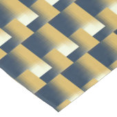 Trendy Navy Blue Mustard Yellow Stylish Pattern Tafelkleed (Gekanteld)