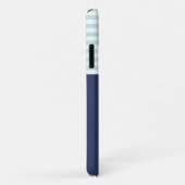 Trendy Navy Blue Nautical Red Anchor Design Case-Mate iPhone Case (Achterkant/rechts)