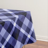 Trendy Navy Blue Pset Pattern medium Tablecloth Tafelkleed (Voorbeeld)