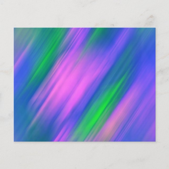 Trendy Neon Helder Blauw groen roze Abstract  (Voorkant)