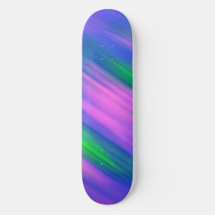 Trendy Neon Helder Blauw groen roze Abstract Skateboard