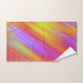 Trendy Neon Helder Rood Roze Geel Abstract Bad Handdoek (Handdoek)
