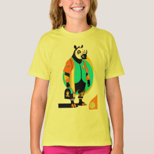 Trendy neushoorns t-shirt