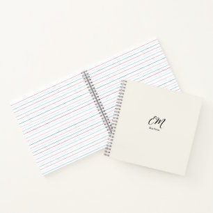 Trendy neutraal Notitieboek