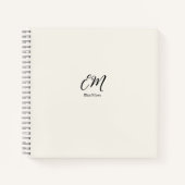 Trendy neutraal Notitieboek (Voorkant)