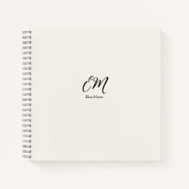 Trendy neutraal Notitieboek