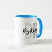 Trendy Nieuwe Doctor PhD Custom Name Appreciation  Mok (Voorkant rechts)