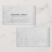 Trendy Nostalgic Kijk Elite Design Plain Luxury Visitekaartje (Voorkant / Achterkant)