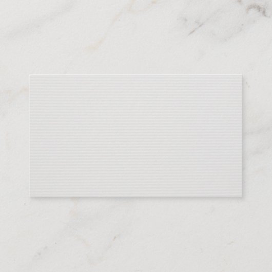 Trendy Nostalgische look Elite Design Minimal Plai Visitekaartje (Achterkant)