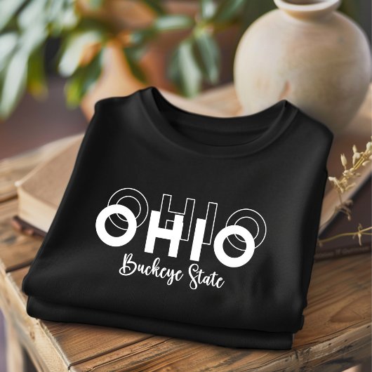 Trendy Ohio Buckeye State T-shirt