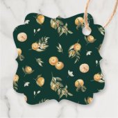 Trendy Orangecello Likeur Bruiloft Bedankjes Labels (Achterkant)