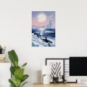 Trendy Orka Alaska  Poster (Thuiskantoor)