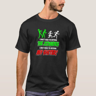 Trendy Outrun De Zombie Halloween Humor Premium T-shirt