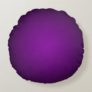 Trendy Paars-Black Grainy Vignette Rond Kussen