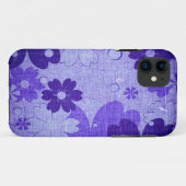 Trendy Paars Flower  Case-Mate iPhone Case (Achterkant (horizontaal))