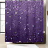 Trendy Paarse Sequin Douchegordijn