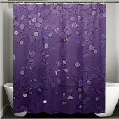 Trendy Paarse Sequin Douchegordijn