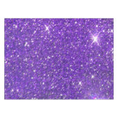 Trendy Paarse Sparking Glitter Glitz Tafelkleed (Voorkant (Horizontaal))