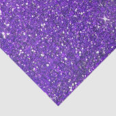 Trendy Paarse Sparking Glitter Glitz Tissuepapier (Detail)