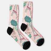Trendy Paris Eiviel tower vakantie sokken (Rechts)