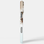 Trendy Pastel Ombre Fotocollage Monogram Initiaal Case-Mate iPhone Case (Achterkant / Rechts)