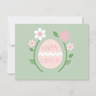 Trendy pastel paas briefkaart