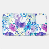 Trendy Pastel Waterverven Flowers Pattern Case-Mate iPhone Case (Achterkant (horizontaal))