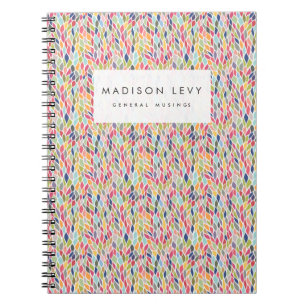 Trendy Patterned Personalized Journal Notitieboek