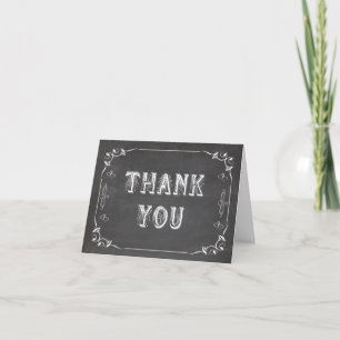 Trendy Personaliseerbare Bord dankt u Kaarten
