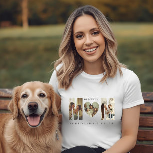 Trendy Persoonlijk Foto WE Houden VAN JE Ma T-Shir T-shirt