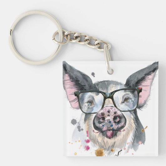 Trendy Pig Sleutelhanger (Voorkant)