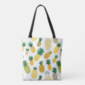 Trendy Pineapple Pattern Draagtas (Achterkant)