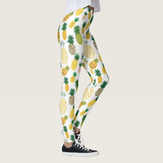 Trendy Pineapple Pattern Leggings (Rechts)