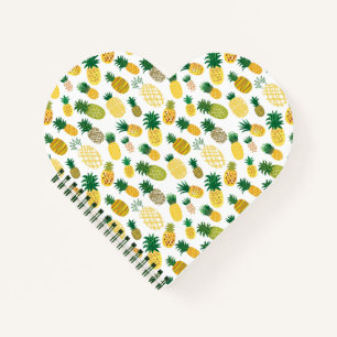 Trendy Pineapple Pattern Notitieboek
