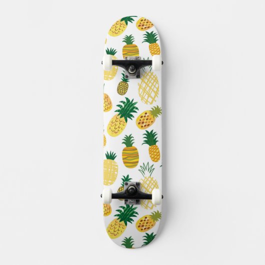 Trendy Pineapple Pattern Skateboard (Voorkant)
