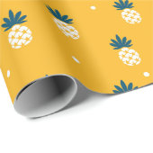 Trendy Pineapple Pattern Wrapping Paper Roll Cadeaupapier (Rol Hoek)