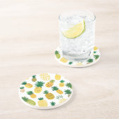 Trendy Pineapple Pattern Zandsteen Onderzetter (Zijkant)