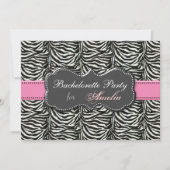 trendy Pink Bachelorette Party Kaart (Voorkant)
