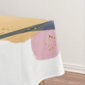 Trendy Pink Blue Strokes Abstracte Creative Art Tafelkleed (Voorbeeld)