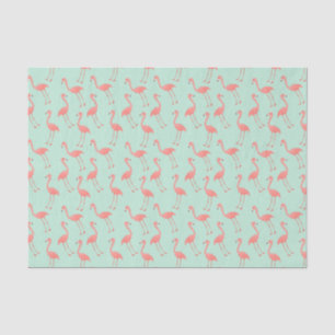 Trendy Pink Flamingo patroon Tissuepapier