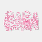 Trendy Pink Leopard Bedankdoosjes (Uitgevouwen)
